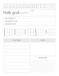 Soft Life Daily Goal Planner