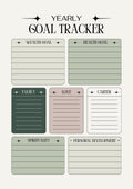 Soft Life Yearly Goal Tracker